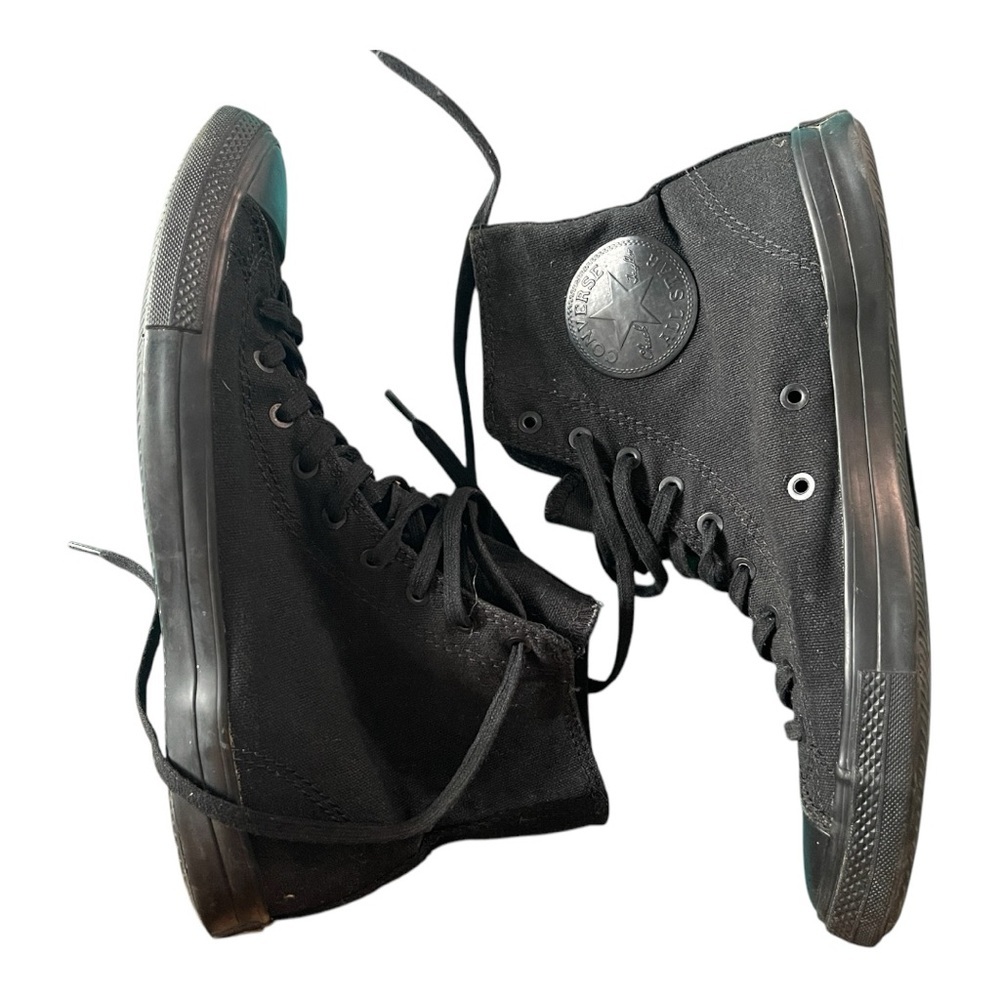 Converse Unisex Black High-Top Sneakers - Picture 9 of 12